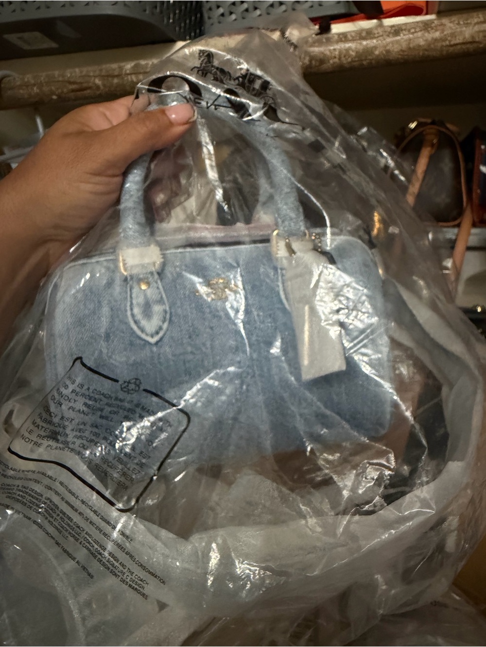 Coach denim mini Rowan - Picture 3 of 3